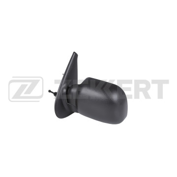 Зеркало в сборе левое / текстурное / плоское / трос регул / Renault Kangoo 97-