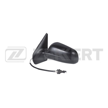 Зеркало в сборе левое / текстурное / асферическое / трос регул / VW Bora 98- Golf IV 97-