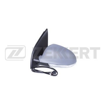 Зеркало в сборе левое / грунтованное / асферическое / эл регул / с подогр с повт поворота VW Golf V