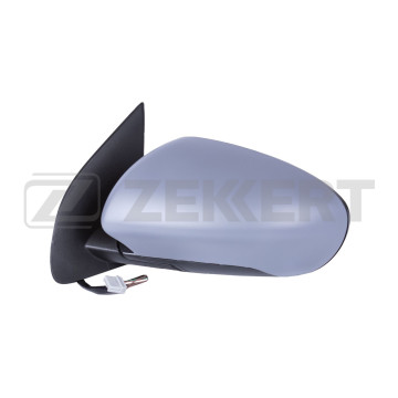 Зеркало в сборе левое / грунтованное / выпуклое / эл регул / с подогр Nissan Qashqai (J10 NJ10 JJ1