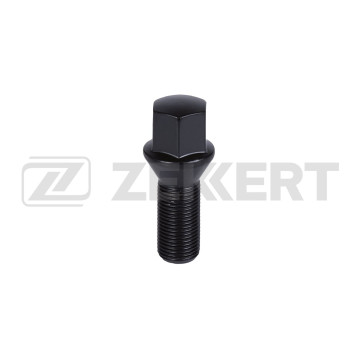 Болт колесный конус М14x1 25 длина резьбы 28 ключ 17 черное покрытие