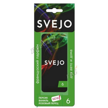 Ароматизатор подвес картон (SVEJO) PREMIUM №6