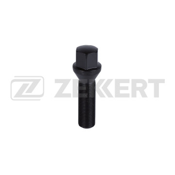 Болт колесный конус М14x1 25 длина резьбы 42 ключ 17 черное покрытие