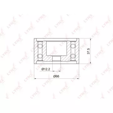 Ролик направляющий / ГРМ TOYOTA Land Cruiser(100 / 200) 4.7 98> LEXUS GS400-430 97-11 / GX470 01-09