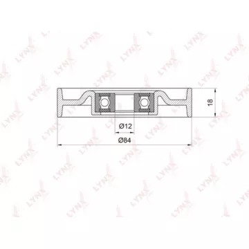 Ролик натяжной / приводной NISSAN Micra(K12) 1.0-1.4 03-10 / Note(E11) 1.4 06>