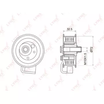 Ролик натяжной / ГРМ AUDI A4 1.8-1.8 95-00 / A6 1.8-1.8 95-05 VW Passat 1.8-1.8 96-00