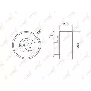 Ролик натяжной / ГРМ MAZDA 323(BJ) 2.0 98-04 / 626(GE / GF) 2.0 91-02 / MP-V(LW) 2.0 99-02 / Premacy
