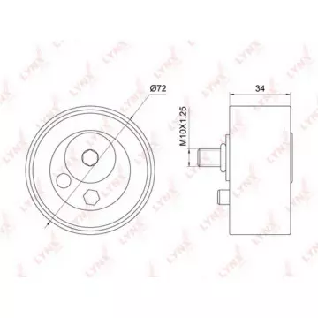 Ролик натяжной / ГРМ AUDI A4 2.5D 97-06 / A6 2.5D 97-05 / A8 2.5D 97-02 / Allroad 2.5D 00-05 SKODA