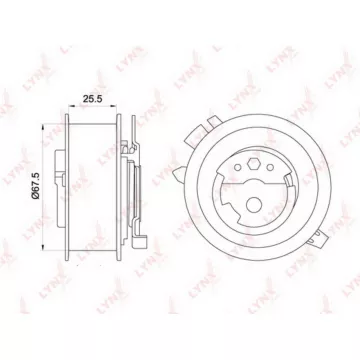 Ролик натяжной / ГРМ AUDI A3 1.6D-2.0D 03-12 / A4 2.0D 07-15 / A4 Allroad 2.0D 09-16 / A5 2.0D 08-12