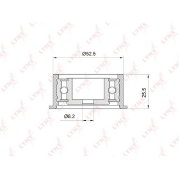 Ролик направляющий / ГРМ OPEL Astra F / G 1.4-1.8 91-04 / Corsa B 1.4-1.6 93-00 / Vectra B 1.6-1.8 9