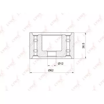 Ролик направляющий / ГРМ TOYOTA Camry 2.5-3.0 88-06 / Highlander 3.0-3.3 00-07 LEXUS RX300-400h 00-