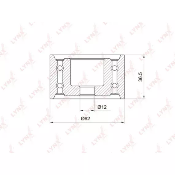 Ролик направляющий / ГРМ TOYOTA Camry 2.5-3.0 88-06 / Highlander 3.0-3.3 00-07 LEXUS RX300-400h 00-