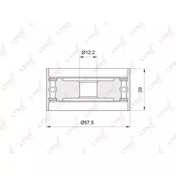 Ролик направляющий / ГРМ TOYOTA Avensis(T22) 2.0 97-00 / Camry 2.0-2.2 86-01 / Carina(T15-T19) 2.0 8