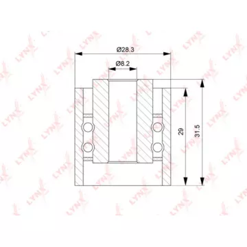 Ролик направляющий / ГРМ AUDI A4 1.9D 95-01 / A6 1.9 94-01 FORD 1.9D 95-06 VW Caddy II 1.9D 95-04
