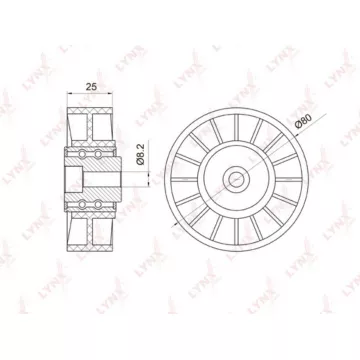 Ролик натяжной/направляющий / приводной MERCEDES-BENZ 190(W201) 2.0-2.5 >93 / C200D-250D(W202) 93-00