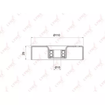 Ролик натяжного механизма / приводной MERCEDES-BENZ C180-230(W202/W203) 93-02 / E200-230(W124/W210)