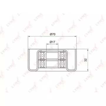 Ролик натяжного механизма / приводной TOYOTA Avensis(T22/T25) 2.0-2.4 00-08 / Camry(V30/V40) 2.0-2.4