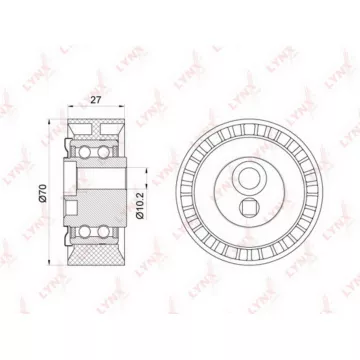 Ролик натяжной / приводной CITROEN Berlingo(MF) 1.8D-2.0D 98-05 / C5 I 2.0D 01-04 / C8 2.0D 02> / Ju