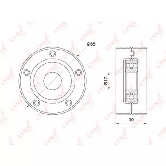 Ролик натяжного механизма / приводной MERCEDES-BENZ C320D-C350D(W203/W204) 05> / CLS320D-350D(C218/C