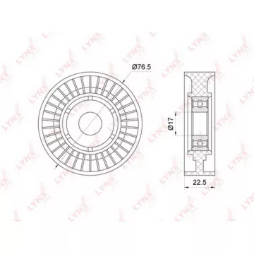 Ролик натяжного механизма / приводной MERCEDES-BENZ A140-210(W168 / W169) 97-12 / B150-200(W245) 05-