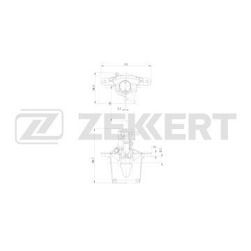 Тормозной суппорт задний левый Ford Mondeo III 00-