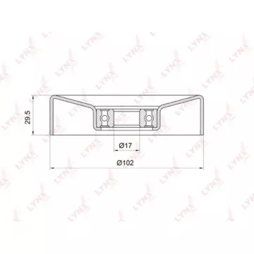 Ролик натяжного механизма / приводной TOYOTA Land Cruiser(100) 4.7 98> LEXUS GS400 97-00 / GX470 01
