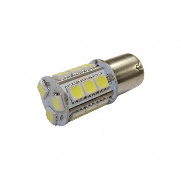 Светодиод 24V P21W (MEGAPOWER) (BA15s) 18 SMD 5050 WHITE 6000K 260лм
