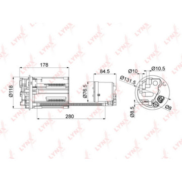 Фильтр топливный погружной TOYOTA Estima/Previa III 2.4-3.5 05>