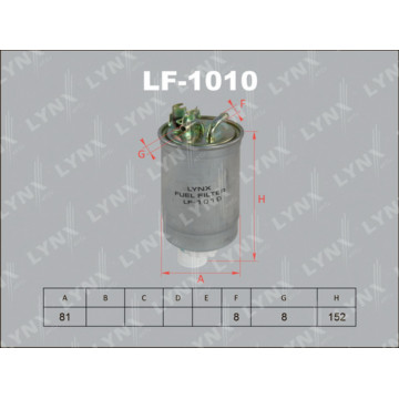 Фильтр топливный VW Golf II-III 1.6D-1.9TD >97/Jetta 84-91/Vento 1.9TD 91-98/Passat 1.6TD-1.9TD >97/