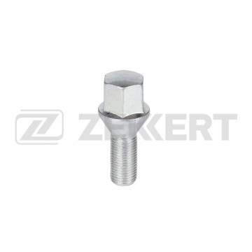 Болт колесный конус M12 x 1 25 длина резьбы 22 ключ 17 Цинк