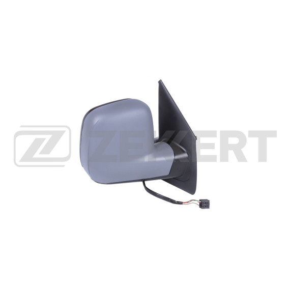 Зеркало в сборе правое / грунтованное / выпуклое / эл регул / с подогр VW Multivan V 03- Transporte