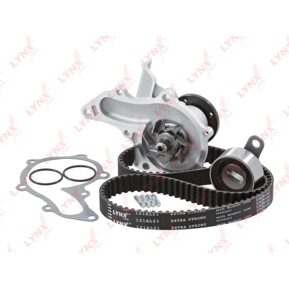 Комплект ремня ГРМ с водяным насосом (7A-FE) TOYOTA Avensis(T22) 1.8 97-00 / Caldina(T19/T21) 1.8 92