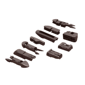 PILENGA Щетка стеклоочистителя универсальная бескаркасная 700mm 11 адаптеров Универсальные