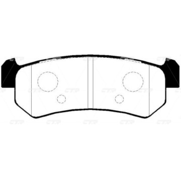 Колодки тормозные дисковые задние CHEVROLET LACETTI GK0442