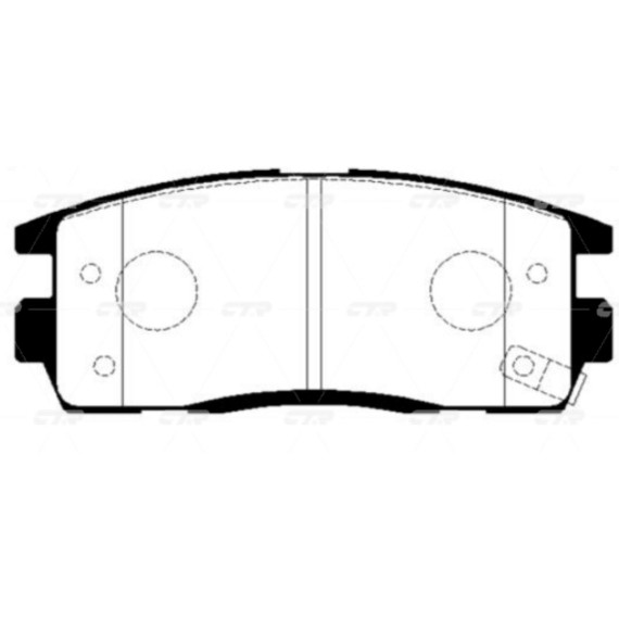 Колодки тормозные дисковые задние CHEVROLET CAPTIVA 2006- / OPEL ANTARA GK0447