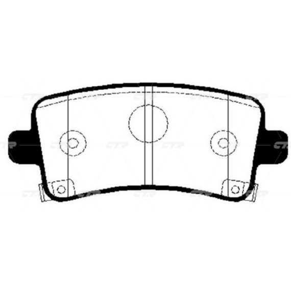 Колодки тормозные дисковые задние OPEL INSIGNIA GK0453