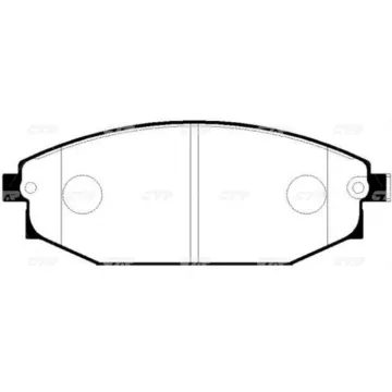 Колодки тормозные дисковые HYUNDAI GALLOPER GK0471