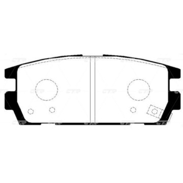 Колодки тормозные дисковые HYUNDAI GK0477