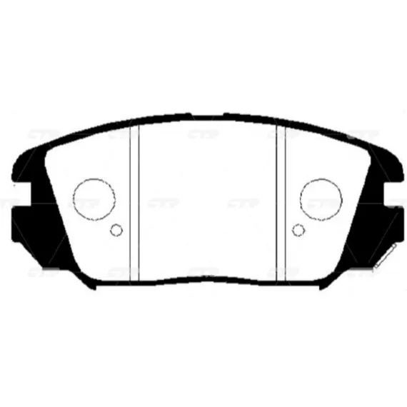 Колодки тормозные дисковые HYUNDAI GK0485