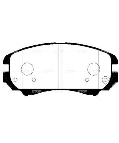 Колодки тормозные дисковые KIA GK0507