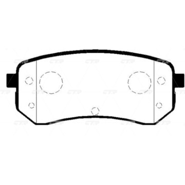 Колодки тормозные дисковые KIA GK0545