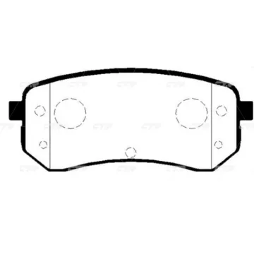 Колодки тормозные дисковые KIA GK0545