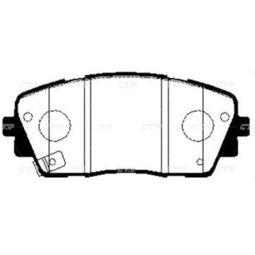 Колодки тормозные дисковые KIA PICANTO GK0554