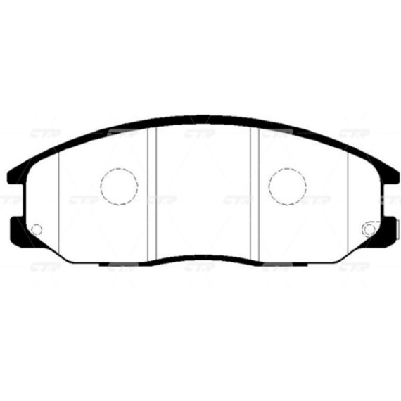 Колодки тормозные дисковые SSANGYONG GK0563