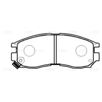 Колодки тормозные дисковын MITSUBISHI GK0575