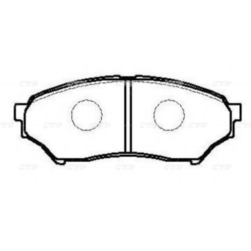 Колодки тормозные дисковые MITSUBISHI GK0603