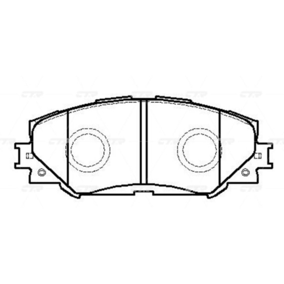 Колодки тормозные дисковые TOYOTA / SUBARU