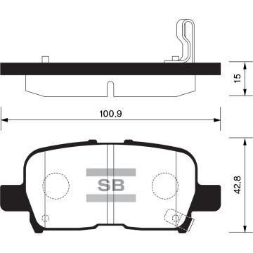 Колодки торм.дисковые Hi-Q HONDA ODYSSEY 02-04 RR (D865)