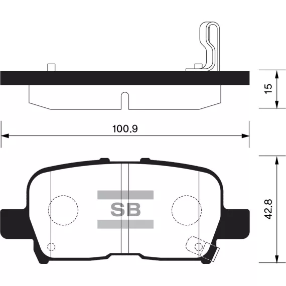 Колодки торм.дисковые Hi-Q HONDA ODYSSEY 02-04 RR (D865)