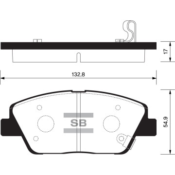 Колодки торм.дисковые Hi-Q KIA K5 15 OPTIMA 15 11-